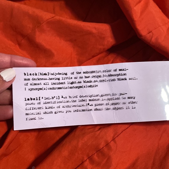 Rundholz Black Label, Orange Printed Shift Top/Mini, NWT - Picture 8 of 16